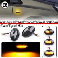 Dinaminė LED mirksinti posūkio signalo šoninė markiravimo lemputė Automobilio šviesa Opel Combo C B Tigra A Astra F Meriva A Corsa C B Sintra Vita