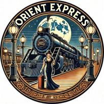 Vintage Metal Tin Sign Wall Decor Orient Express Train Rustic Bar Pub Garage Man Cave Art