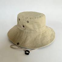 Japoniška retro džinsinė kibiro kepurė - Unisex, skalbiama, apsauga nuo saulės lauko kelionėms ir alpinizmui Hat Circumference 58cm šviesios chaki spalvos