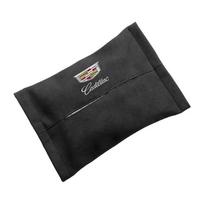 Suede Car Seat Back Tissue Bag Auto Interior Paper Storage Box for Cadillac ATS BLS CT4 CTS SLR STS XT4 XTS Escalade Deville DTS