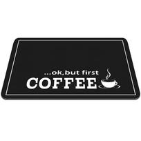1pack Coffee Bar Mat 3 Size Coffee Machine Silicone Mat Coffee Pot Mat Hide Stain Rubber Backed Absorbent Dish Drying Mat (as the picture,20x30cm)