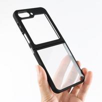 Applicable to Samsung Z FliP7 Telon phone case Folding transparent Galaxy Z FliP6 anti-drop case Z FliP7