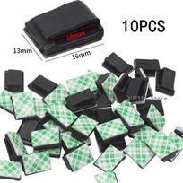 10/50/100pcs Cable Organizer Clips Cord Holder Desktop Workstation Wire Manager USB Cable Data Line Bobbin Winder Cable Manage