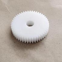 1M POM Plastic Gear Flat Wheel Tooth 40- Teeth 6mm for DIY Projects And Mechanical Applications 6mm white