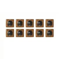 10 Pieces Programmable 4*4mm Micro FPC NFC RFID Tag Decorative Sticker Ntag213 1mm Reading Range for Access Control And Supply