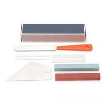 Guitar Luthier Tool Kit Professional Repair Accessories for Cleaning Polishing Leveling gray