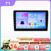 Ossuret  Android Car Radio for Ford Fiesta 1995-2001 Focus MK1 1998-2004 Carplay Android Auto Multimedia Player DSP Snapdragon Intelligen tAutoradio T1 4Core 1G 32G