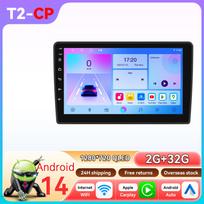 Ossuret  Android Car Radio for Ford Fiesta 1995-2001 Focus MK1 1998-2004 Carplay Android Auto Multimedia Player DSP Snapdragon Intelligen tAutoradio T2CP 4Core 2G 32G