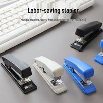 Multifunctional Large Stapler for Office and Students - Labor-Saving Design for Thick Books Staples [1 box / 1000 pieces] mėlyna