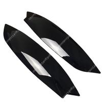 AUH1 For VW GOLF 5 MK5 GTI R 2005 2006 2007 Car Headlights Eyebrow Eyelids Cover Carbon Fiber Sticker Decorative Accessories