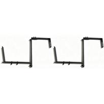 2/4pcs Adjustable Flowerpot Holder Planters Palisade Gazebos Patio Garden Balconies Fence Heavy Duty Metal Planter Box Brackets