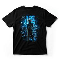 Dragon Ball Super Goku Ultra Instinct TShirt Blue Lightning Anime Graphic Tee B S