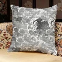 Vintage England Style Figure Pillow Case Pillowcase, Double-Sided Printed, Sofa Cushion, Bedroom Headboard Pillow Peach skin 18*18(CM)-1Pcs