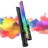YONGNUO YN660LED RGB LED šviestuvas dviejų spalvų šviesos vamzdelis nešiojama užpildymo šviesos lazdelė su LED ekranu juoda