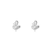 Original Spirit Snake Safety Buckle Necklace National Wind Snake Jewelry Three Piece Set Long Style