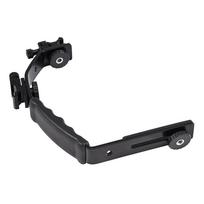 L shaped Flash Bracket Holder Hot Shoe Mount for Flashlight DV Camcorder 120 135 Film Camera