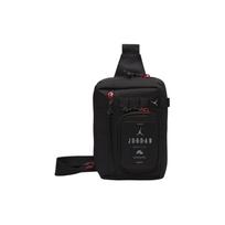 Jordan Hesi Solid Color Simple Versatile Zipper Closure Polyester Chest Bag Unisex Shoulder Bag Black MA0839-023 Black