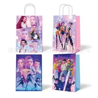 Naujas 12 vnt. rinkinys Anime Kpop Demonų Medžiotojai Papildomi Rumi Mira Zoey figūrėlės Saldainių dovanų maišelis Gimtadienio šventė Festivalis Popierinė dekoracija