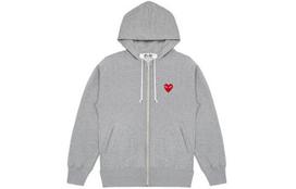 CDG Play Sweatshirts Men's Hooded Moderate Cardigan AZ-T250-051-1 XL