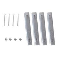 1 Set Fixing Screws Easy Tightly Install High Strength Fixed Installation Anti-rust Accessories Bicycle Basket