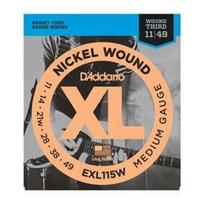 Stygos elektrinei gitarai D'Addario EXL115W .011