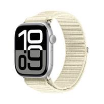 „Dux Ducis Apple Watch 38 / 40 / 41 / 42MM YE“ nailono pintas riešo dirželis, žvaigždžių šviesos spalvos