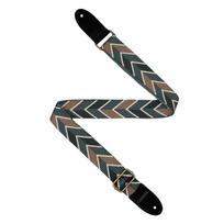 Diržas ukulelei Cascha Jacquard - Ethnic žalias CUS-JW2