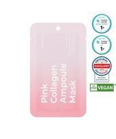 Freemay Pink Collagen Ampoule Mask (1 Sheet) white