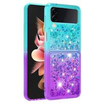 Applicable to Samsung Zflip7 mobile phone case four corners anti-drop gradual change glitter matte all-inclusive ZFlip3 protective case samsung z flip7