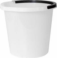 Nhg Kibiras 2705848, 10l, apvalus, baltas, plastikas