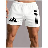 Vyriškos sportinės paplūdimio kelnės vasarinės greitai džiūstančios laisvos pralaidžios orui paplūdimio atostogų šortai didelio dydžio 1XL-6XL S