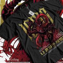 Anime Igris Knight Solo Leveling Black TShirt S