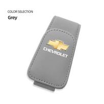 HLG3  Car Leather Glasses Clip Sun Visor Ticket Card Storage Clamp For Chevrolet Cruze Malibu Colorado Suburban Equinox Blazer Trax