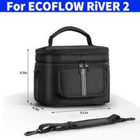 Nešiojimo dėklas Ecoflow Delta 3 Max Plus/Delta 3 Max elektrinei, Sandėliavimo krepšys, Vandeniui atsparus, Atsparus kritimui, Ecoflow River 3/3 Plus