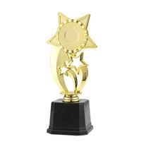 Gold Award 22/25/28/30.5 CM Award Cup Golden Color Plastic Material Trophy Star Design Large Size Star Trophy Reward Ceremony