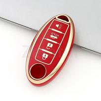 Housing Remote Fit For Nissan Qashqai Juke J10 J11 X-Trail T32 T31 Kicks Tiida Pathfinder Note Fit For Infinite Tpu Auto Smart Key Fob Case Cover