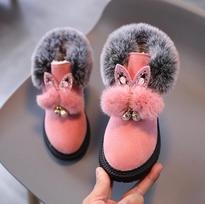 Girls Boots Fur Thick Warm Children's Shoes Sport Shoes For Boys Top Quality Baby Cotton Kids Snow Boots Winter Martin Boots 21