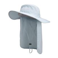 2023 m. Moterų mada, greitas sausas ledas, kibiras, vyriška kepurė lauke, apsauga nuo UV spindulių, kelionės, žygiai, banglenčių sportas 56-60  adjustable gray