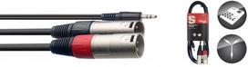 Stagg SYC2/MPSB2XM, Aux 3.5 mm/XLR, 2 m