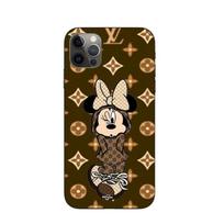 Dėklas - Maniacase - Iphone 12 Pro Max - Minnie Disney - Silikoninis - Minkštas juoda
