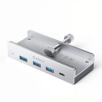 Orico Mh4pc Usb-c Hub su 3x Usb-a 3.0 + 1x Usb-c, sidabrinis