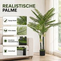 Dirbtinė palmė 150 cm žalia plastikas