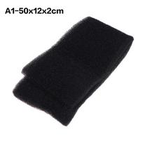 4 Sizes Black Filtration Foam Aquarium Fish Tank Biochemical Filter Sponge Air Filter Pad Skimmer Long Use Time Sponge 100x12x2cm black