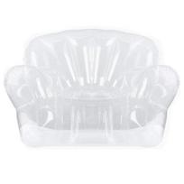 Good-Thickened Outdoor Camping Inflatable Sofa Adult Lazy Inflatable Chair PVC Transparent Sofa Stool skaidri