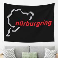 Race Track Germany Nurburgring Tapestry Decor Art Aesthetic Tapestries for Living Room Bedroom Home Wall Cloth Wall Hanging 74x94cm(29x37in)