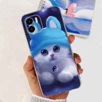 For Xiaomi Redmi A1 A1+ A2 A2+ 2023 Cute Flower Cat Painted Case Cover For RedmiA1 RedmiA2 Plus 4G Soft Silicone TPU Phone Cases Redmi A1 or A2