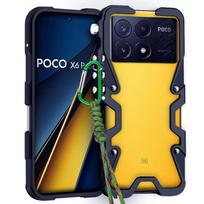 Xiaomi POCO X6 PRO Metal Mobile Phone Case Protective Case Shockproof and Drop-proof All-inclusive Mechanical Model Mechanical xiaomi pocox6pro (5g) sidabras