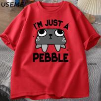 Dandys World Pebble Its Just A Pebble Fun Printed Summer Childrens Tshirt Short Sleeve Breathable Top 100