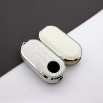 Fit For Fiat Ducato 500 500L Panda Grande Punto Lancia Musa 3Buttons Auto Smart Folding Flip Key Fob Cover Case Housing Mount Protector