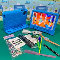 SAIL Air Unbreakable Tablet PC with Android 12 and EVA Case mėlyna